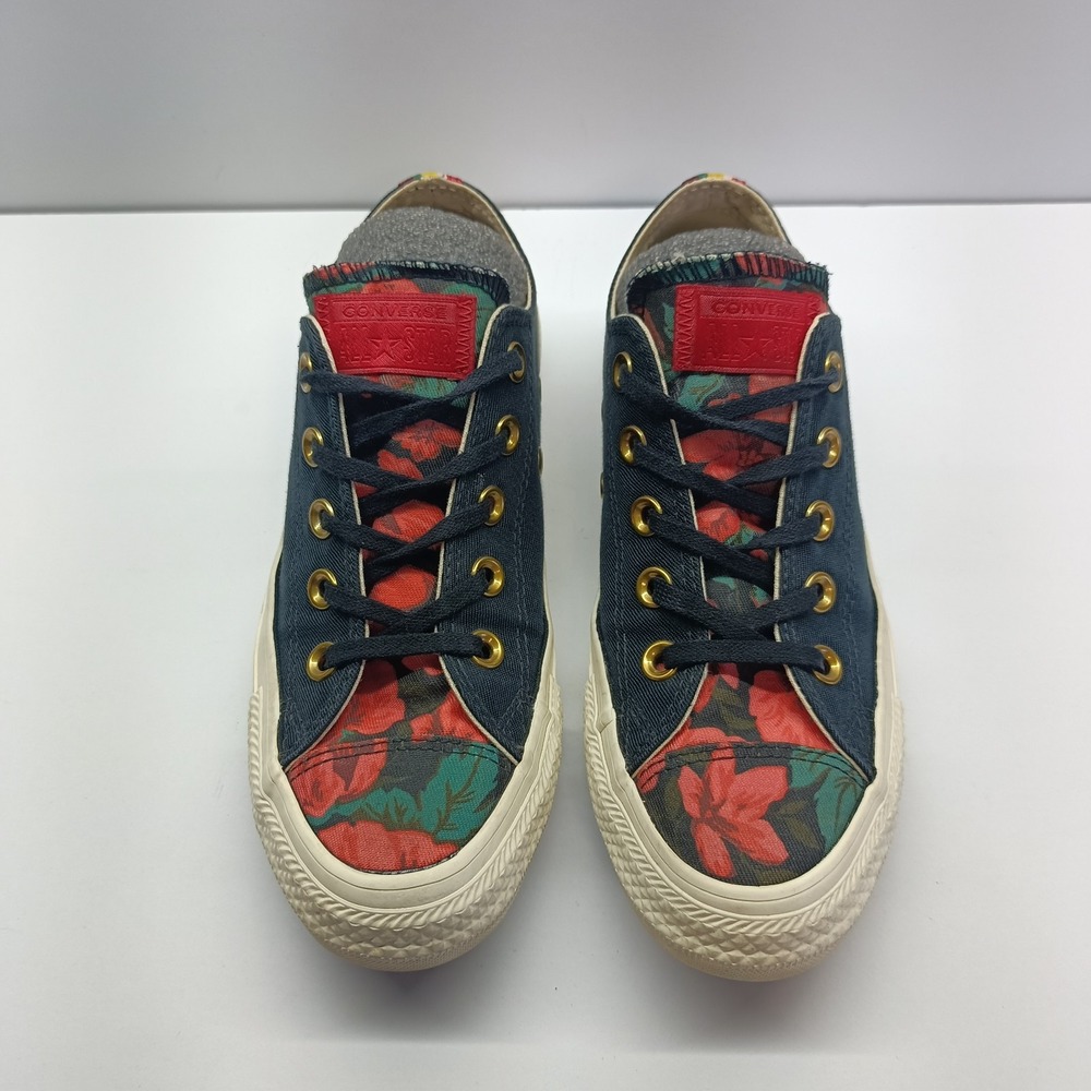 Converse All Star Chuck Taylor Women's Size 5‎ Black/Floral/Rose Skate Shoes